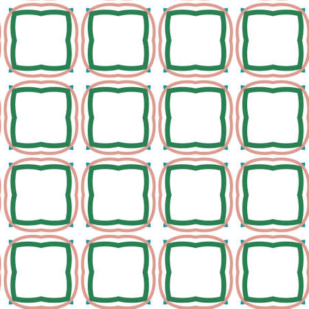 Seamless vector pattern in geometric ornamental styleのイラスト素材