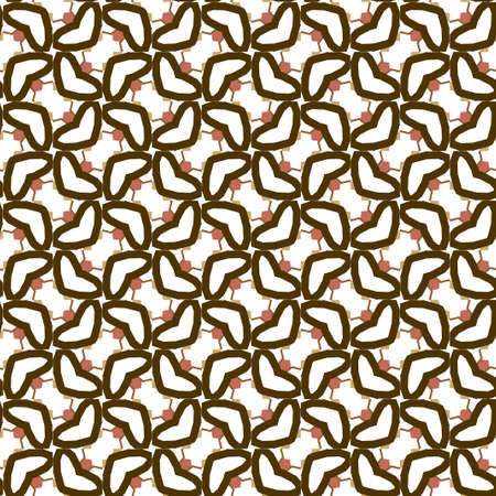 Seamless geometric ornamental vector pattern. Abstract backgroundのイラスト素材