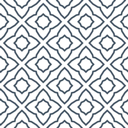 Seamless geometric ornamental vector pattern. Abstract backgroundのイラスト素材