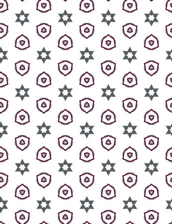Geometric ornamental vector pattern. Seamless design texture.のイラスト素材