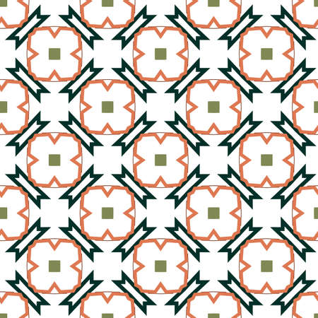 Seamless vector pattern. Background texture in geometric ornamental style.のイラスト素材