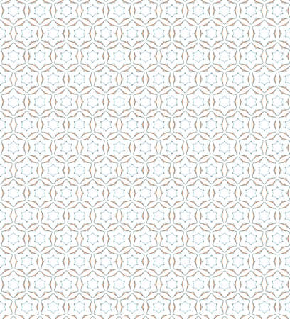 Seamless vector pattern in geometric ornamental style