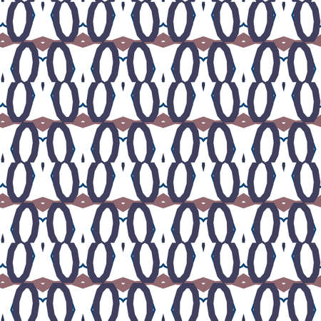 Seamless vector pattern in geometric ornamental style