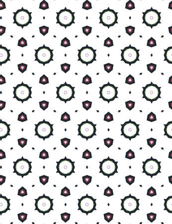 Seamless vector pattern. Background texture in geometric ornamental style.のイラスト素材