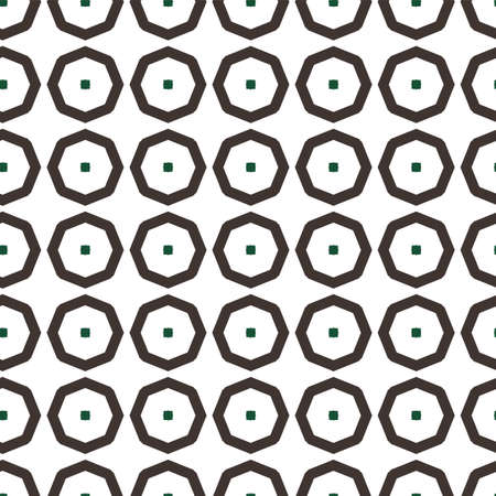 Seamless vector pattern in geometric ornamental styleのイラスト素材