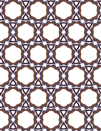 Geometric ornamental vector pattern. Seamless design texture.のイラスト素材