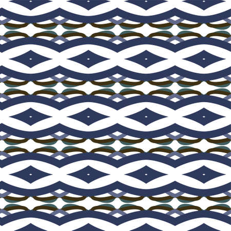 Seamless geometric ornamental vector pattern. Abstract backgroundのイラスト素材