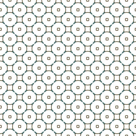 Seamless vector pattern in geometric ornamental styleのイラスト素材