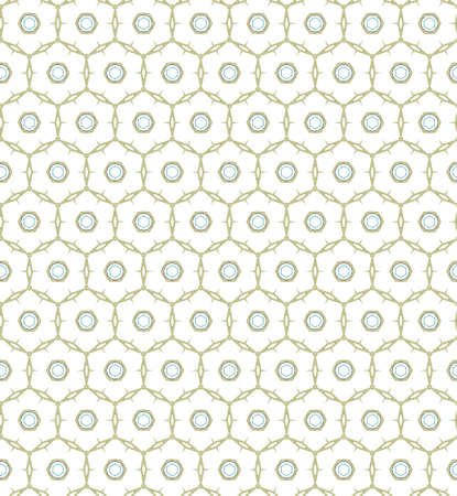 Seamless geometric ornamental vector pattern. Abstract backgroundのイラスト素材
