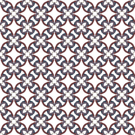Seamless geometric ornamental vector pattern. Abstract backgroundのイラスト素材
