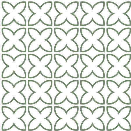 Seamless vector pattern in geometric ornamental styleのイラスト素材