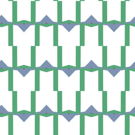 Geometric ornamental vector pattern. Seamless design texture.のイラスト素材