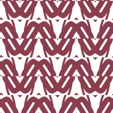 Seamless vector pattern in geometric ornamental style