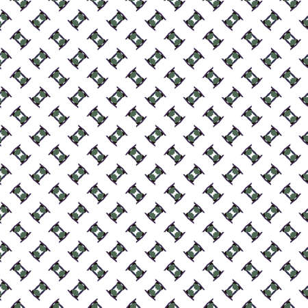 Geometric ornamental vector pattern. Seamless design texture.のイラスト素材