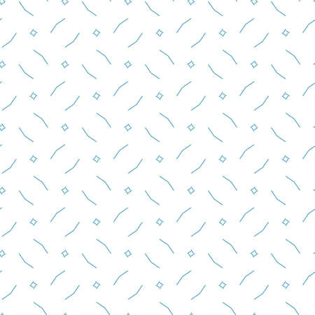 Geometric ornamental vector pattern. Seamless design texture.のイラスト素材