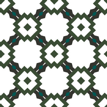 Seamless vector pattern. Background texture in geometric ornamental style.のイラスト素材