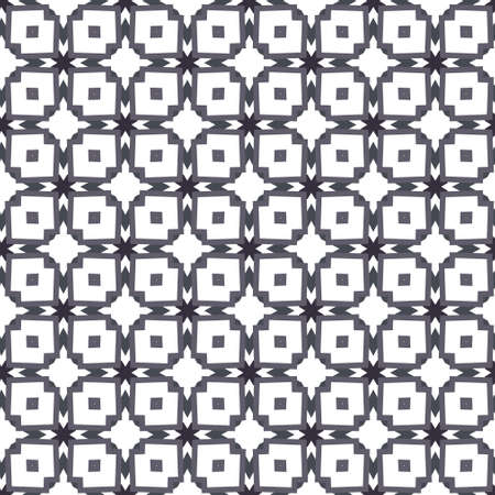 Geometric ornamental vector pattern. Seamless design texture.のイラスト素材