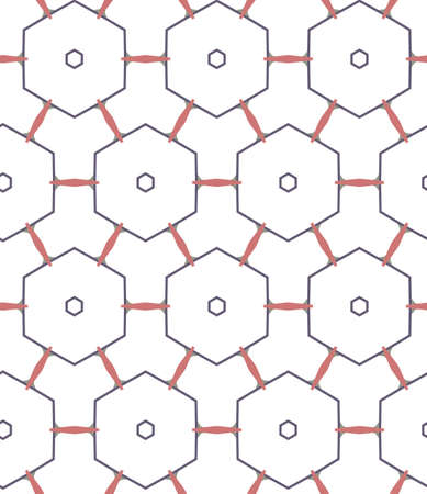 Geometric ornamental vector pattern. Seamless design texture.のイラスト素材