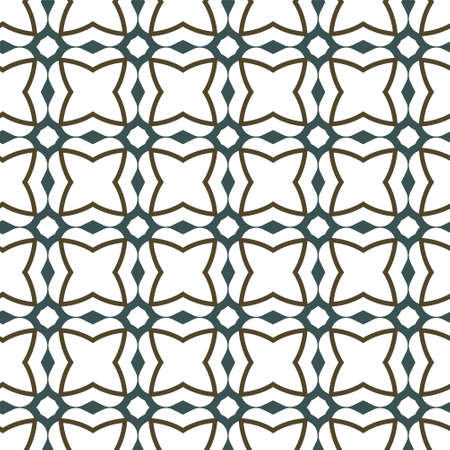 Geometric ornamental vector pattern. Seamless design texture.のイラスト素材