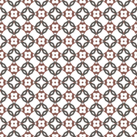 Geometric ornamental vector pattern. Seamless design texture.のイラスト素材