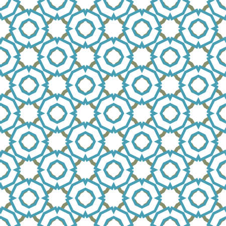 Geometric ornamental vector pattern. Seamless design texture.のイラスト素材