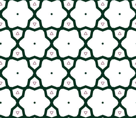 Abstract background texture in geometric ornamental style. Seamless design.のイラスト素材