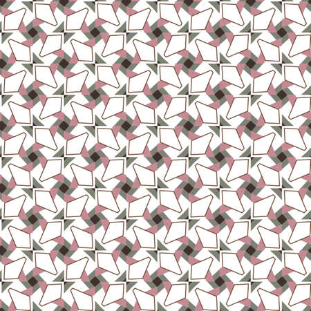 Seamless geometric ornamental vector pattern. Abstract backgroundのイラスト素材