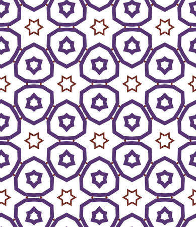Seamless geometric ornamental vector pattern. Abstract background