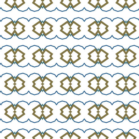Seamless vector pattern in geometric ornamental styleのイラスト素材