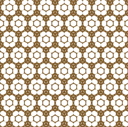 Seamless vector pattern in geometric ornamental styleのイラスト素材