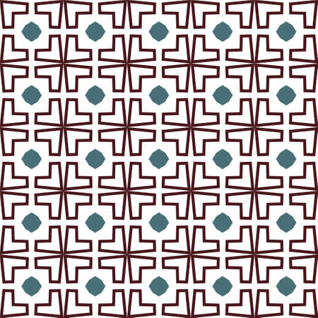 Geometric ornamental vector pattern. Seamless design texture.のイラスト素材