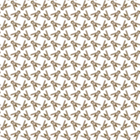 Seamless geometric ornamental vector pattern. Abstract backgroundのイラスト素材