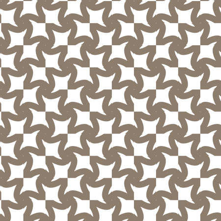 Geometric ornamental vector pattern. Seamless design texture.のイラスト素材