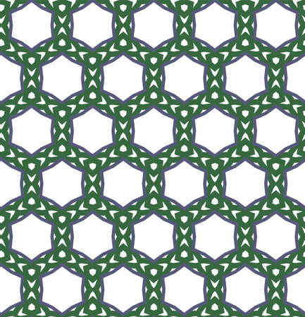Seamless geometric ornamental vector pattern. Abstract backgroundのイラスト素材