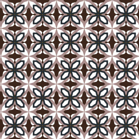 Seamless geometric ornamental vector pattern. Abstract background