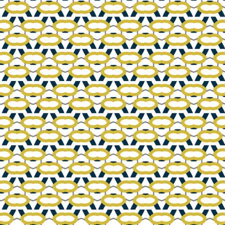 Seamless vector pattern in geometric ornamental styleのイラスト素材