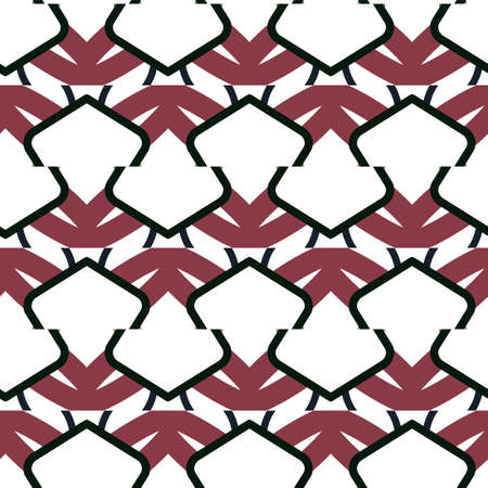 Abstract background texture in geometric ornamental style. Seamless design.のイラスト素材