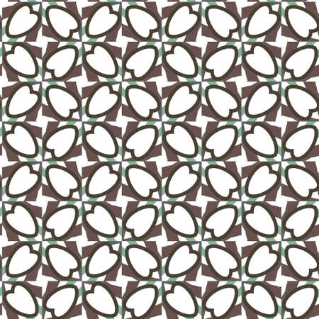 Geometric ornamental vector pattern. Seamless design texture.のイラスト素材