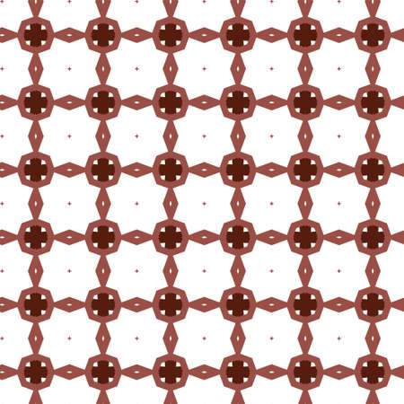Seamless vector pattern in geometric ornamental styleのイラスト素材