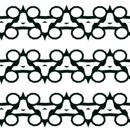 Seamless geometric ornamental vector pattern. Abstract backgroundのイラスト素材