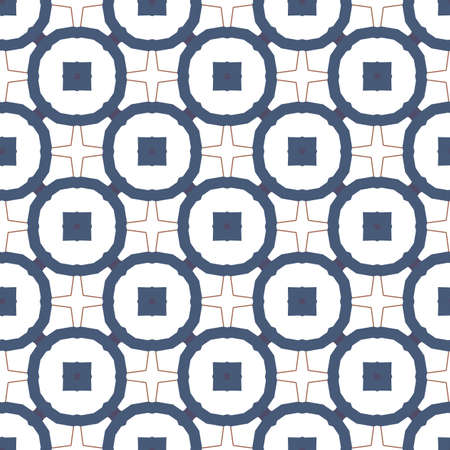 Geometric ornamental vector pattern. Seamless design texture.のイラスト素材