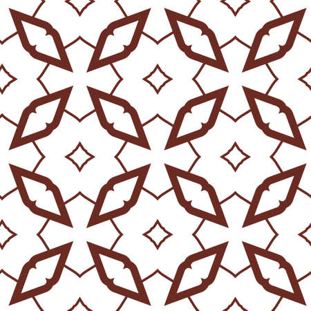 Seamless vector pattern in geometric ornamental styleのイラスト素材