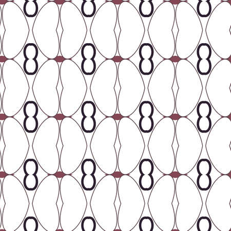 Seamless geometric ornamental vector pattern. Abstract backgroundのイラスト素材