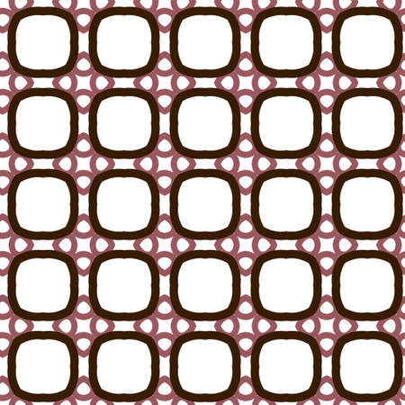 Seamless vector pattern in geometric ornamental styleのイラスト素材