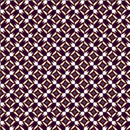 Seamless vector pattern in geometric ornamental styleのイラスト素材
