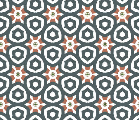 Abstract background texture in geometric ornamental style. Seamless design.のイラスト素材