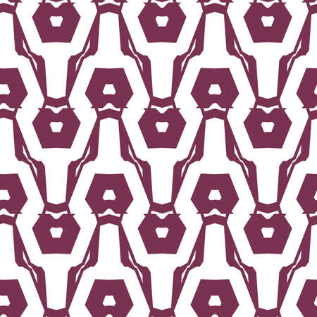 Seamless vector pattern in geometric ornamental styleのイラスト素材