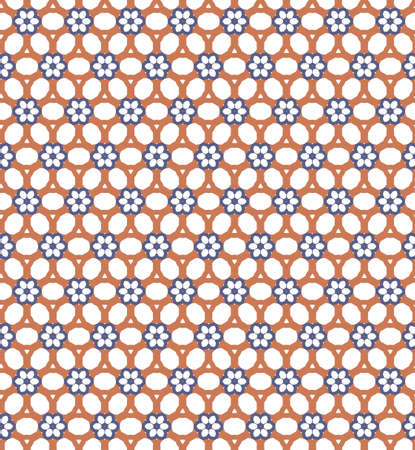 Seamless vector pattern. Background texture in geometric ornamental style.のイラスト素材