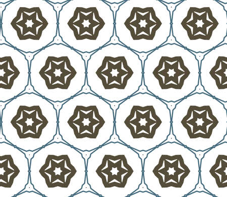 Geometric ornamental vector pattern. Seamless design texture.のイラスト素材