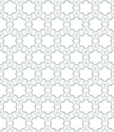 Seamless geometric ornamental vector pattern. Abstract backgroundのイラスト素材